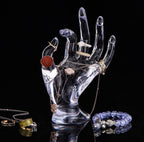 The Illume Hand - Clear Luxury Jewelry Display Sculpture