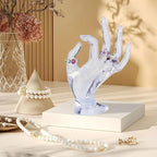 The Illume Hand - Clear Luxury Jewelry Display Sculpture