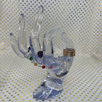 The Illume Hand - Clear Luxury Jewelry Display Sculpture