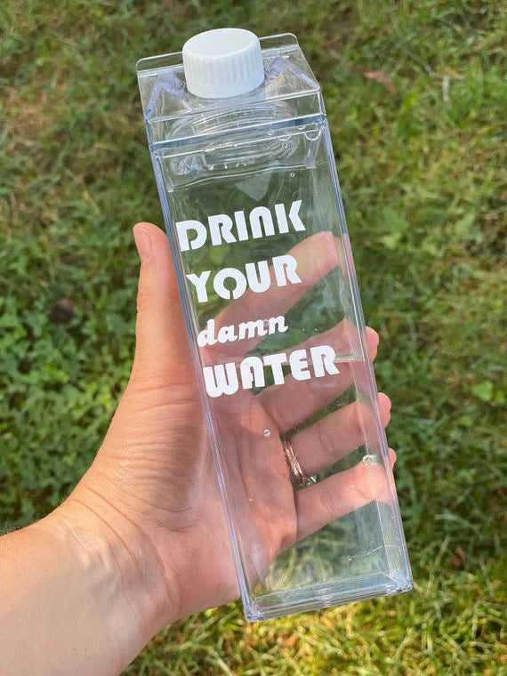 The Hydration Affirmation Bottle  “Drink Your Damn Water” Edition