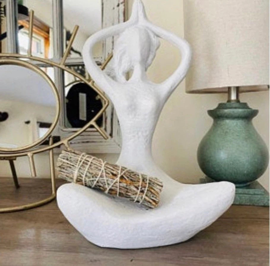 Divine Clarity Trio – Blue Sage & Eucalyptus Wand, Clear Quartz & Matches