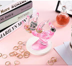 The Haute Hand - Crystal Rose Jewelry Display Sculpture