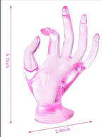 The Haute Hand - Crystal Rose Jewelry Display Sculpture