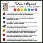 The Lune Étoilée Collection - Celestial Rune &amp; Chakra Stones