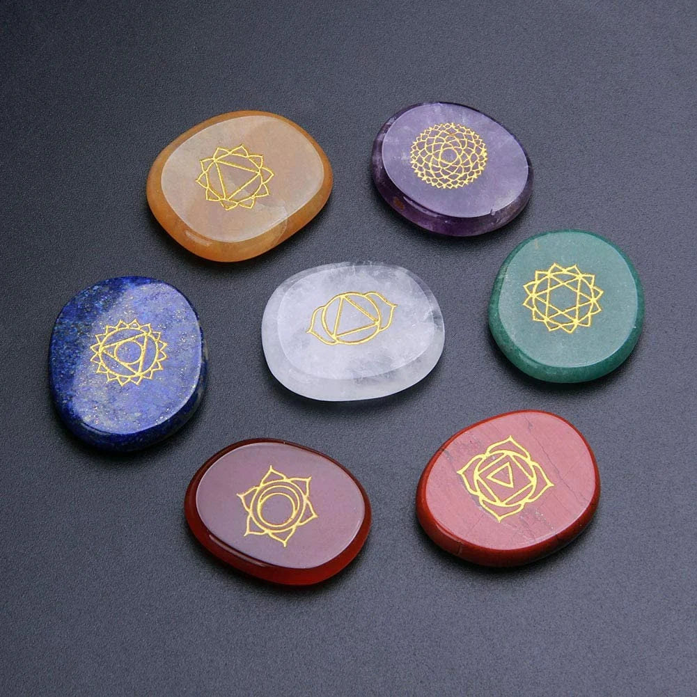 The Lune Étoilée Collection - Celestial Rune &amp; Chakra Stones