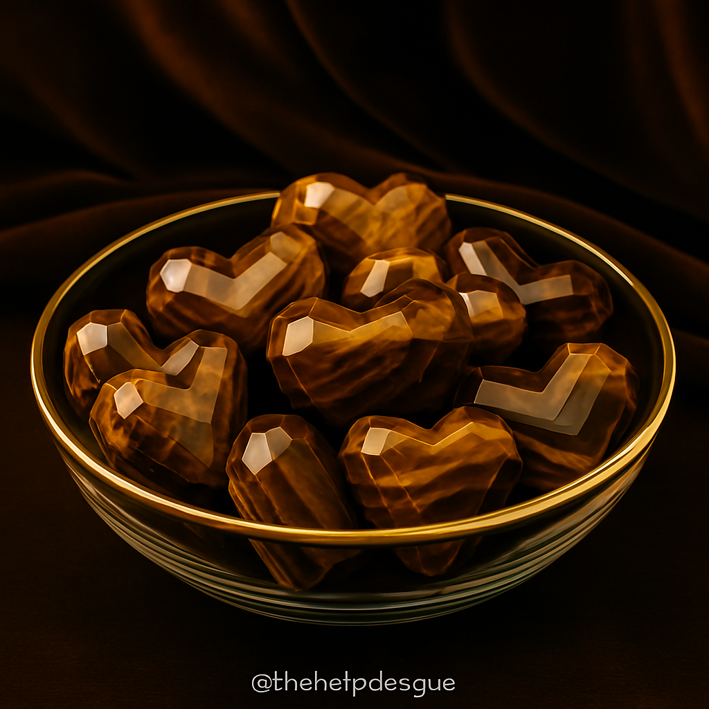 Radiant Grounding: Tiger’s Eye Heart Crystal