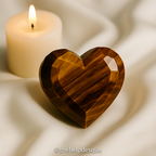 Radiant Grounding: Tiger’s Eye Heart Crystal