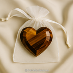 Radiant Grounding: Tiger’s Eye Heart Crystal
